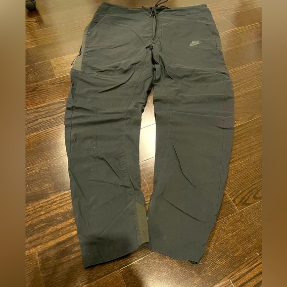 NIKE drawstring trouser pants with elasticized cuff - Picture 1 of 16